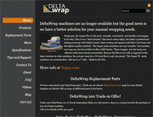 Tablet Screenshot of deltawrap.com
